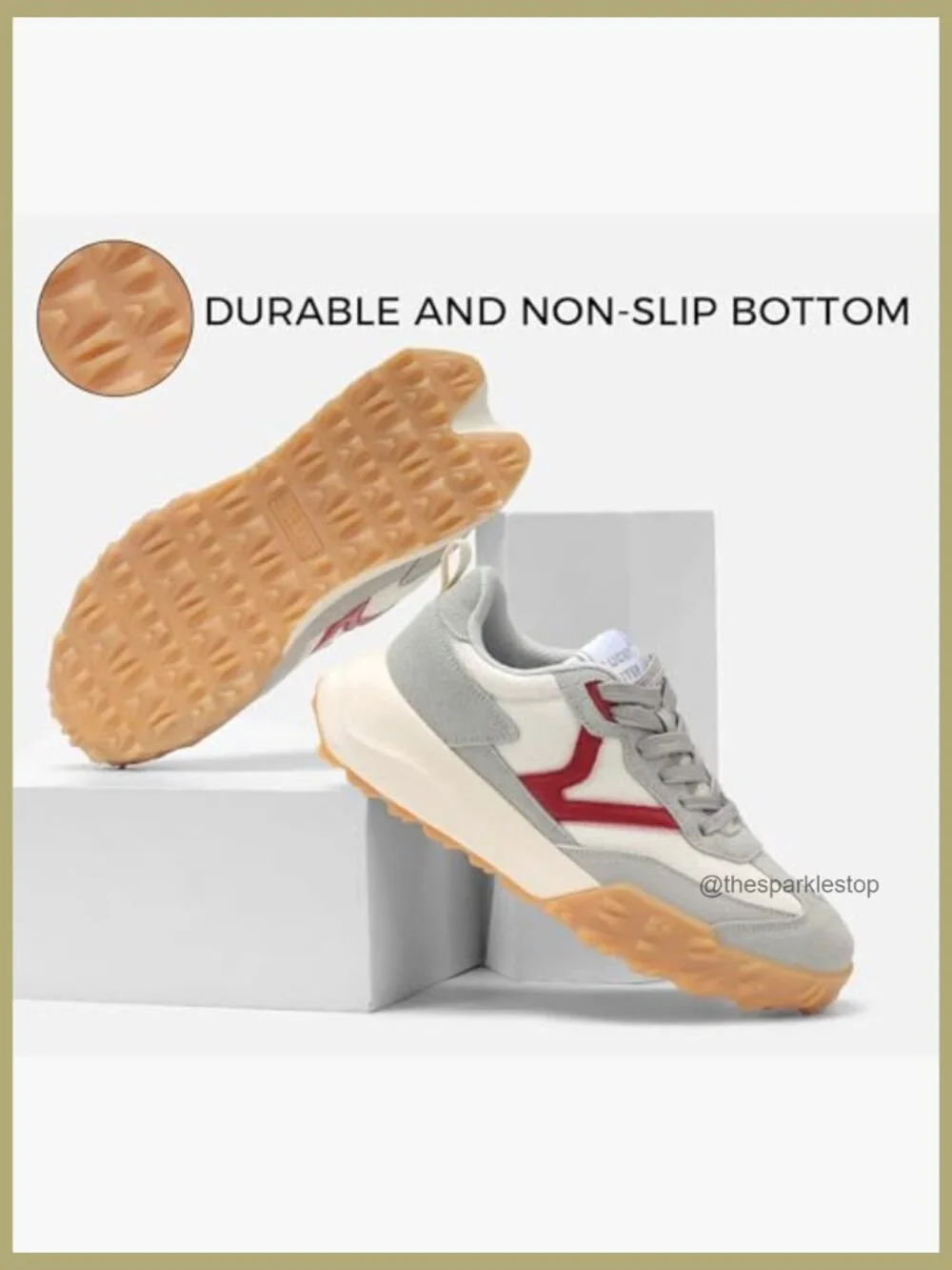 Platform Walking Shoes Chunky Casual Breathable Deluxe Fashion Sneakers